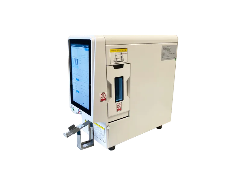 UVP202001 single-hopper slide ultraviolet printer with 10-inch touchscreen and slide loading hopper